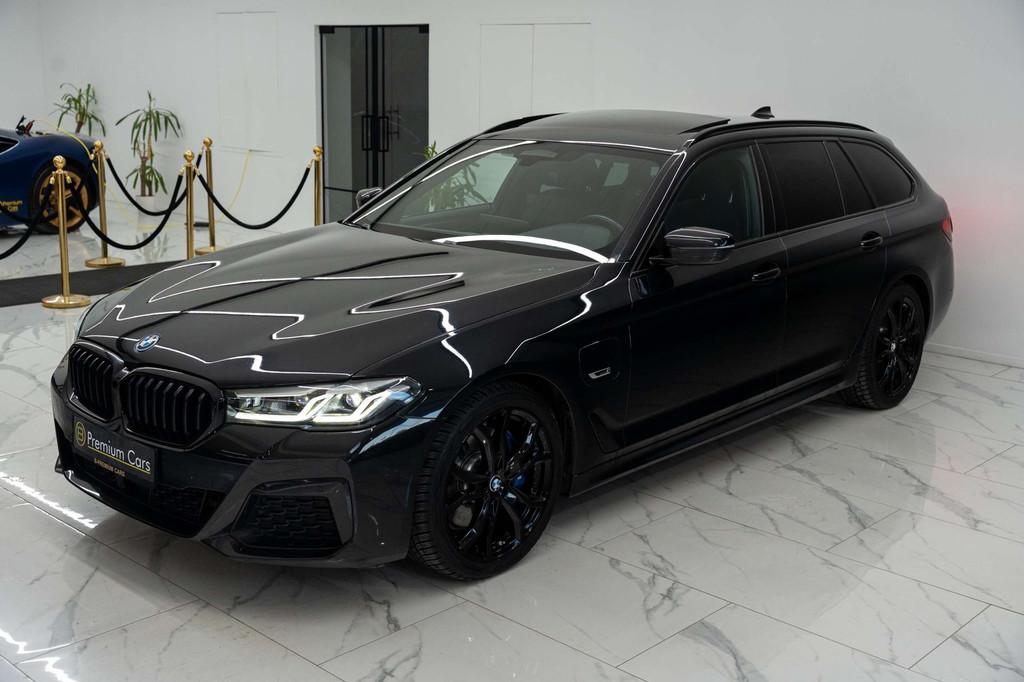 BMW 530 e touring M-pack! Full, Pano, ACC, Memory! Sfeer!, Auto's, BMW, Automaat, 4 cilinders, Zwart, Bedrijf