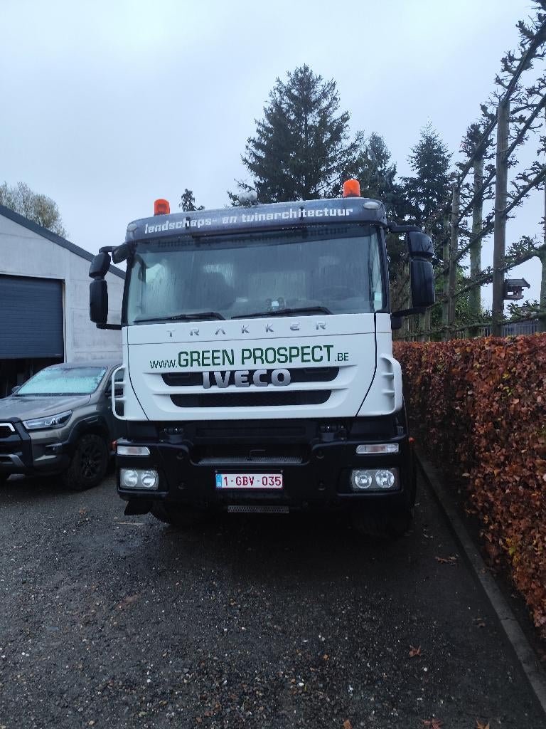 Iveco Trakker 415 container vrachtwagen, Auto's, Automaat, Euro 5, Iveco, Particulier