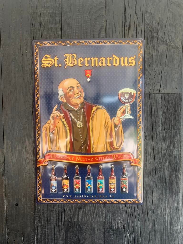 Paneau St Bernardus + plateau de service, Enlèvement ou Envoi, Comme neuf