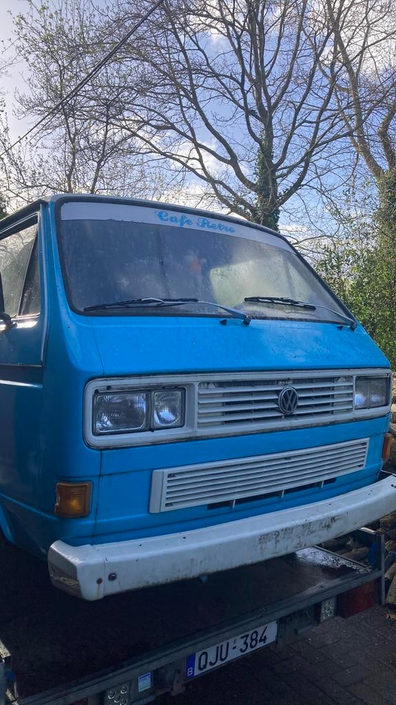 Vw Transporter t3 doka 1.9d 5 versnellingen, Ophalen, Voor