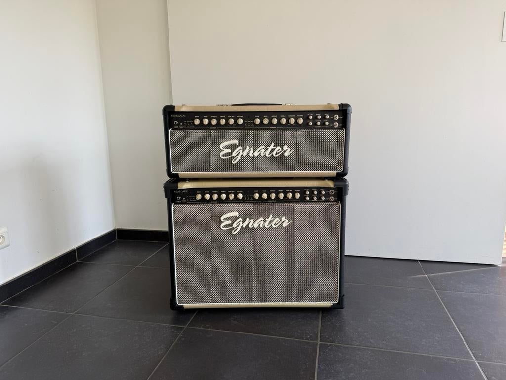 Egnater Renegade 1X12" Tube Combo Amp + 65W Tube Head pedaal, Muziek en Instrumenten, Versterkers | Bas en Gitaar, Ophalen, Zo goed als nieuw