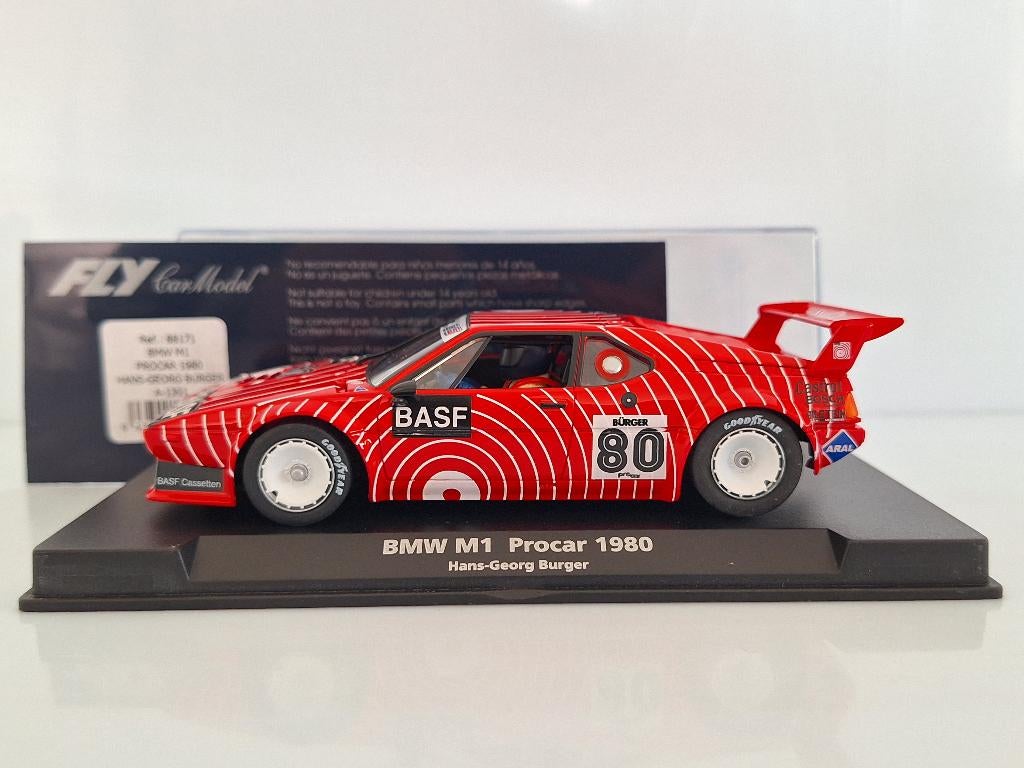 FLY BMW M1 Procar 1980 BASF No 80 Hans-Georg Burger A1301, Overige merken, Racebaan, Verzenden, Nieuw