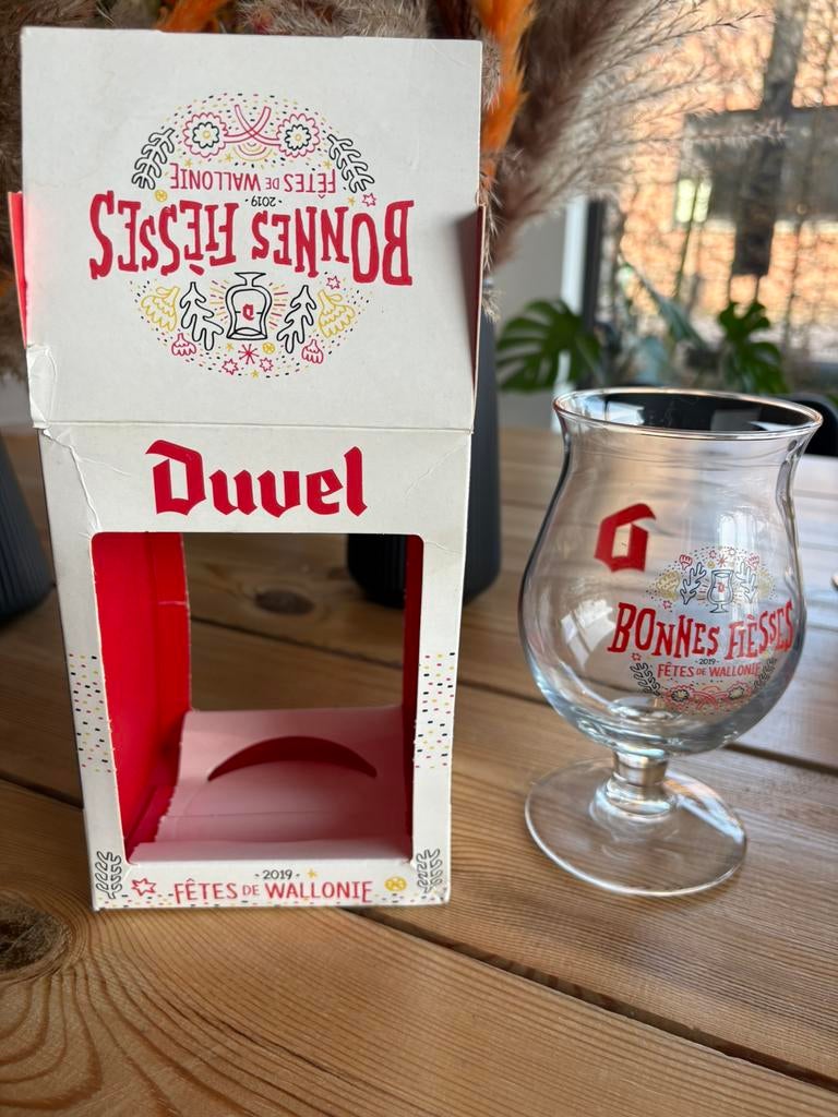Duvel Fêtes de Wallonie 2019, Collections, Enlèvement ou Envoi, Comme neuf, Verre à bière