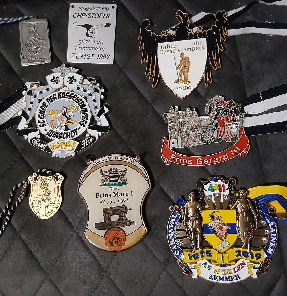 Carnaval Vlaams Brabant medailles, Ophalen of Verzenden