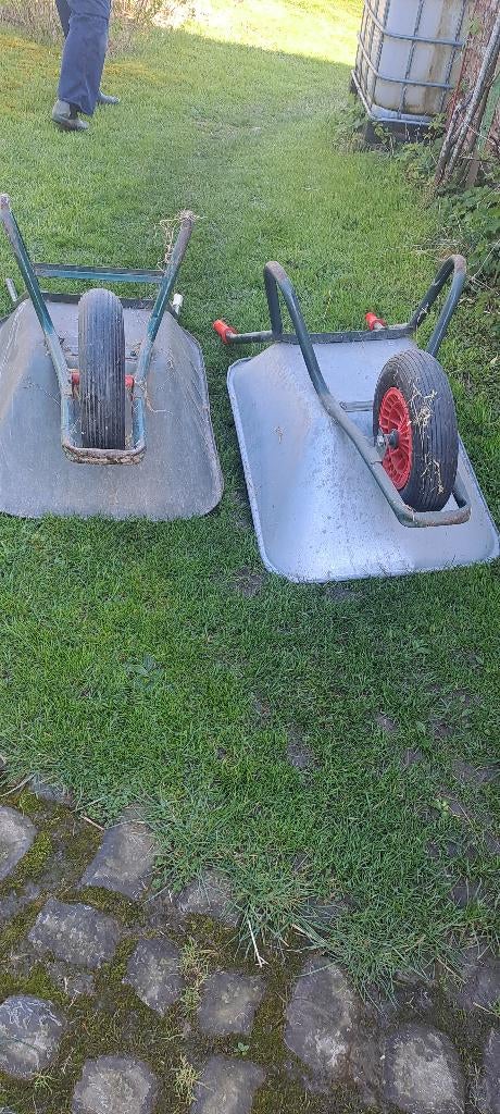 Brouettes, Enlèvement, Utilisé, À une roue