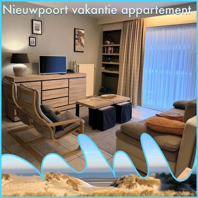 Nieuwpoort last-minute mei appartement + garage dijk op 90m, Antwerpen of Vlaanderen, Wasmachine, Appartement, 1 slaapkamer
