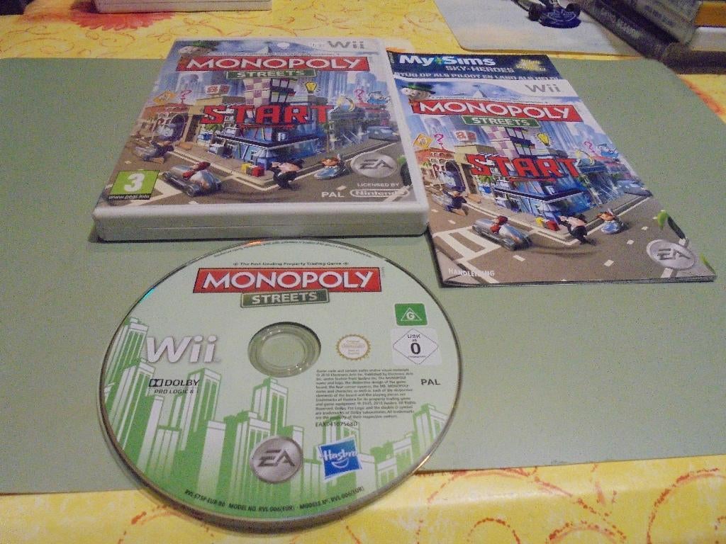 WII Monopoly Streets (CIB), Games en Spelcomputers, Games | Nintendo Wii, Gebruikt, Overige genres, Ophalen of Verzenden, 3 spelers of meer