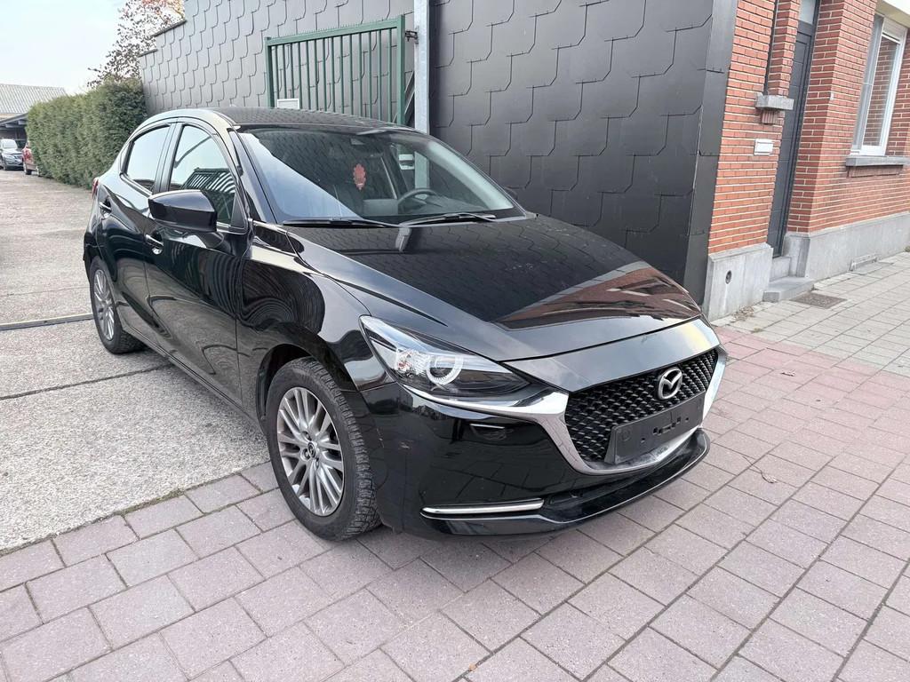 Mazda 2 1.5 I HYBRID EDITION AMBITION (bj 2020), Auto's, Mazda, Gebruikt, Zwart, Leder, Bedrijf
