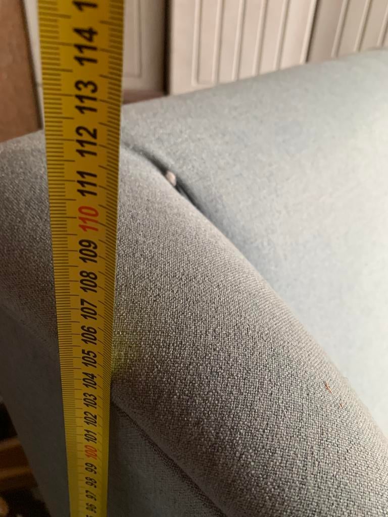 2 sièges et repose-pieds bleu clair., Enlèvement, Utilisé, Landelijk