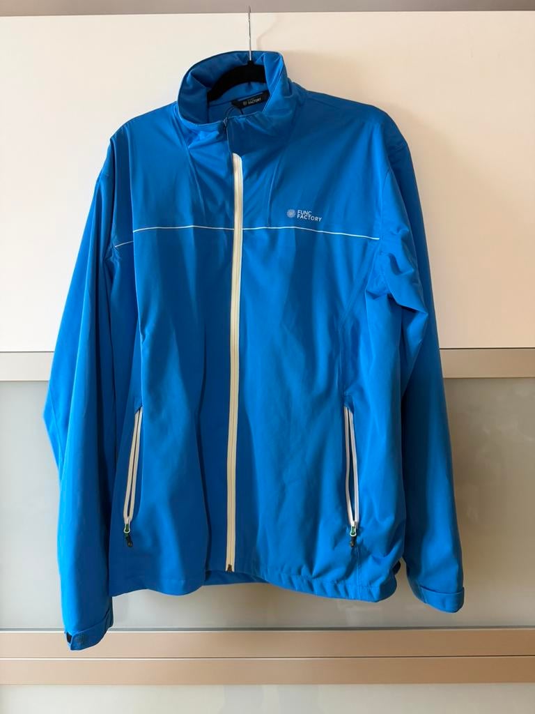 Veste coupe-vent - Func Factory - Bleu électrique - Neuve, Enlèvement ou Envoi, Comme neuf, Bleu