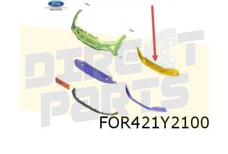 Ford Mustang Mach-E (4/21-) inzet voorbumper (te spuiten) Or, Neuf, -, Ford, -