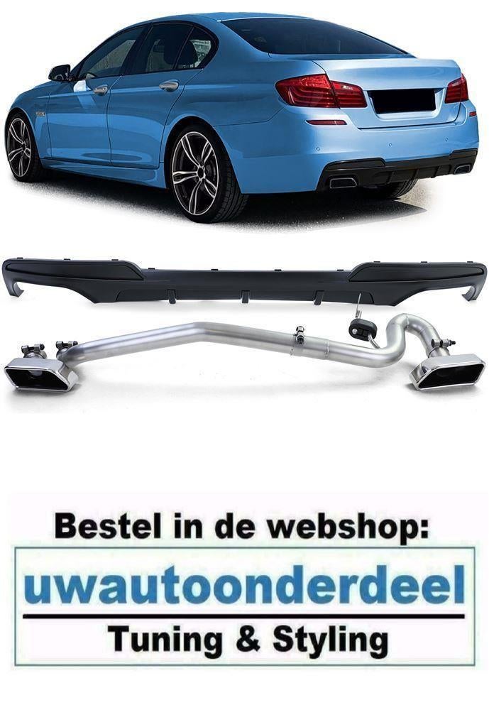 V8 Uitlaat Look Ombouw Set Diffuser Mat Zwart Voor Bmw 5 Ser, Verzenden