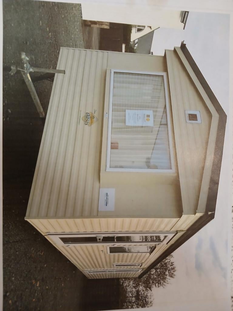 Stacaravan oasis met voortent en inboedel, Caravanes & Camping