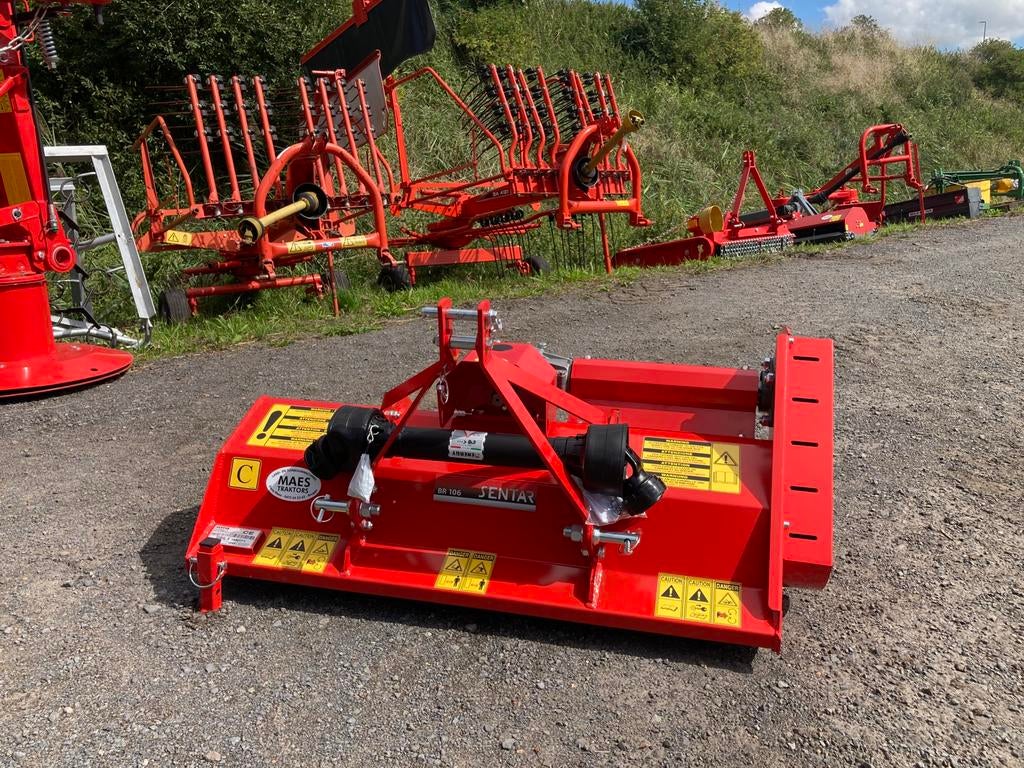 Klepelmaaier Funny 132C Del Morino minitraktor, Tuin en Terras, Grasmaaiers, Ophalen, Nieuw, Mulchfunctie, Benzine-grasmaaier