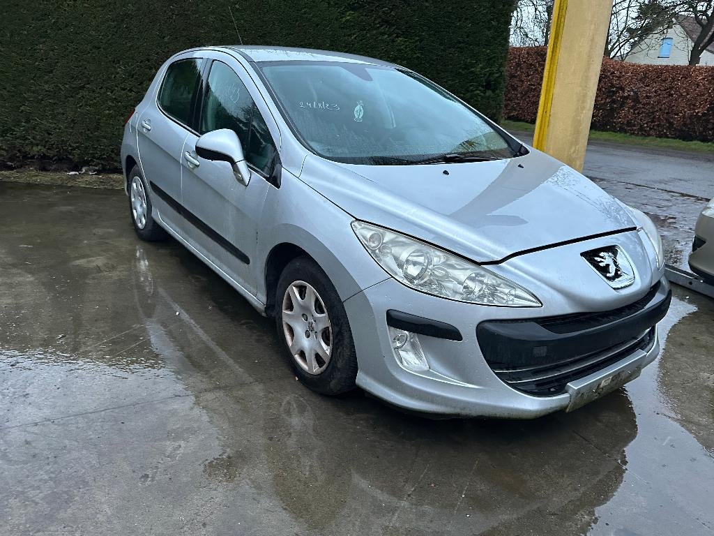 Peugeot 308 1.6 VTi 16V 5deurs Benzine 05/2010 Navi airco, Autos, Argent ou Gris, Achat, Boîte manuelle, Noir
