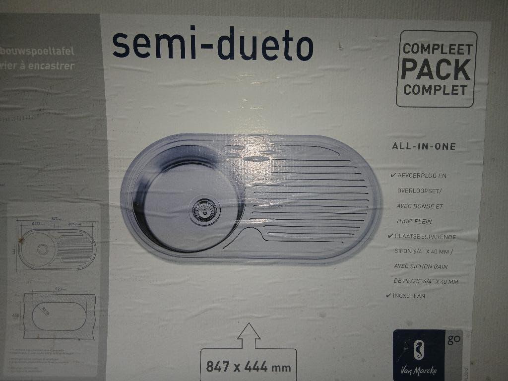 afwasbak, Huis en Inrichting, Keuken | Keukenelementen, Ophalen, Zo goed als nieuw