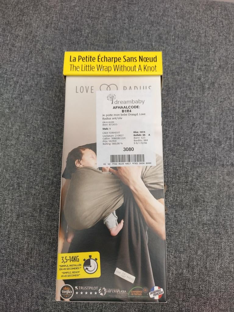 Draagzak nog in verpakking, Kinderen en Baby's, Babykleding | Overige, Ophalen of Verzenden