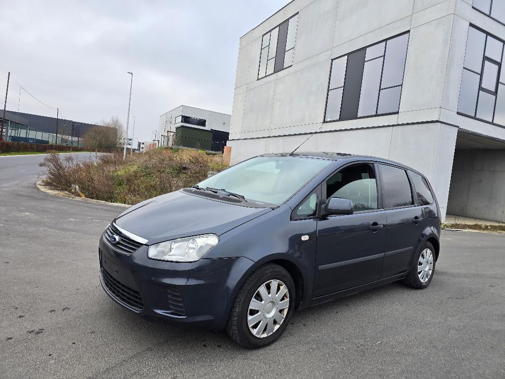 Ford C max 1.6i - 195 000km - 04/2010 - 1ste eigenaar, Auto's, Ford, Voorwielaandrijving, Stof, Zwart, Bedrijf