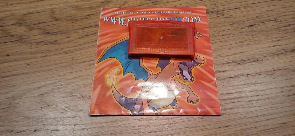 Pokemon fire red met boekje, Ophalen