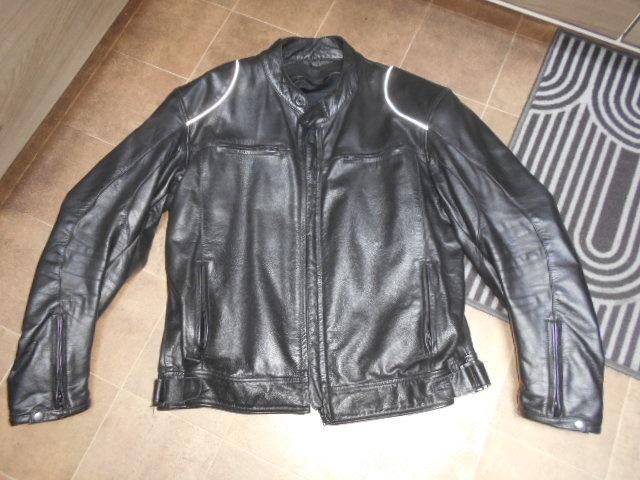 Leder motorvest - Maat 56/58, Ophalen of Verzenden, Tweedehands, Heren, Jas | leer