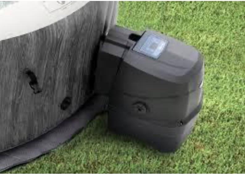 Jacuzzi, Tuin en Terras, Bubbelbaden en Hottubs, Zo goed als nieuw, Opblaasbaar, Afdekzeil, Filter, Pomp, Ophalen