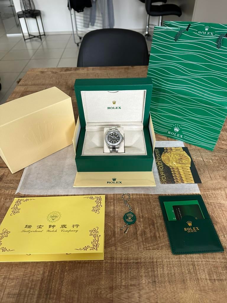 Rolex YachtMaster, Staal, Rolex, Polshorloge, Nieuw