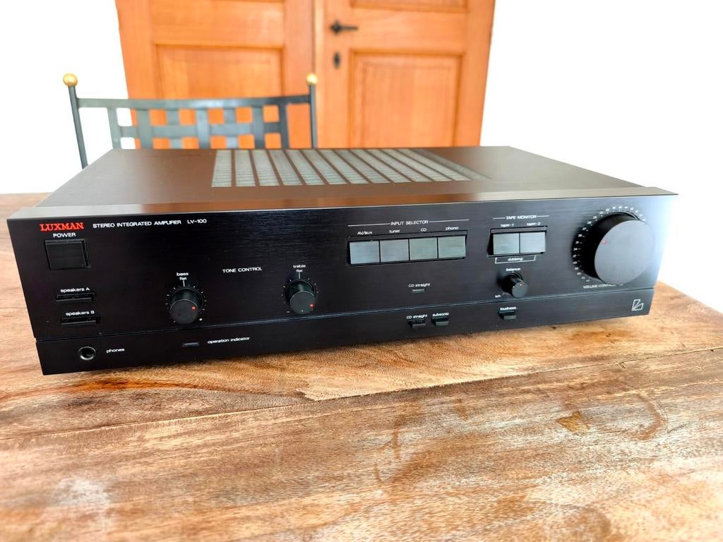 Luxman LV-100 audiophile amplifier, Japanese, impeccable., TV, Hi-fi & Vidéo, Amplificateurs & Ampli-syntoniseurs, Enlèvement