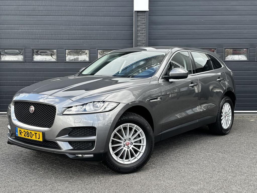 Jaguar F-Pace 2.0 Portfolio 20d 180PK | Leder | Climate | Na, Auto's, Jaguar, Bedrijf, Zilver of Grijs, Te koop, Bluetooth
