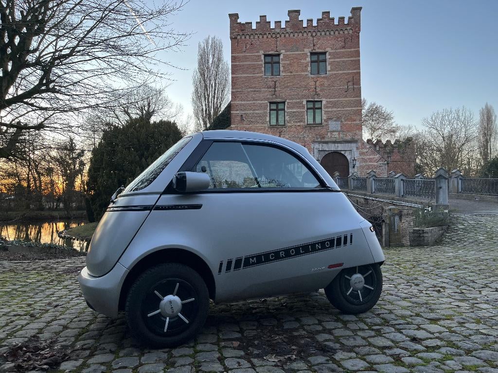 Microlino Pioneer 1ste eigenaar, Auto's, Automaat, Achterwielaandrijving, Alcantara, 2 zetels