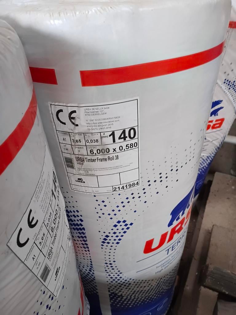 Ursa isolatie regio Huldenberg(Leuven), Doe-het-zelf en Bouw, Isolatie en Afdichting, Ophalen