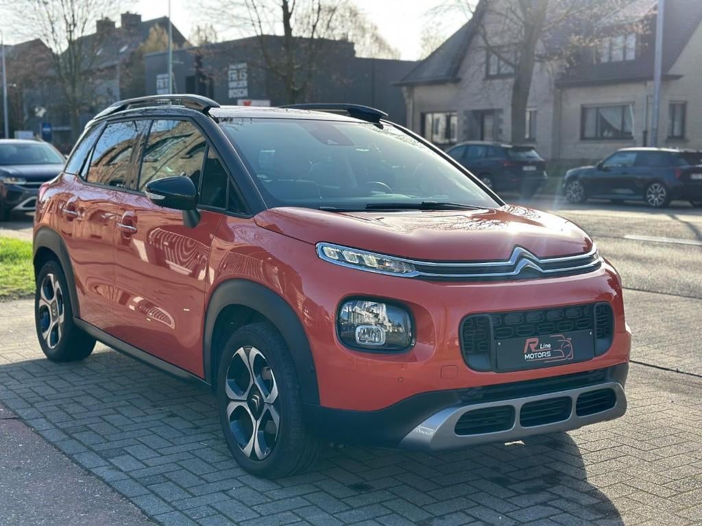 Citroen C3 Aircross 1.2i - 39.950km -Leder-Camera-Automaat, Auto's, 4 deurs, Overige kleuren, Leder, Bedrijf