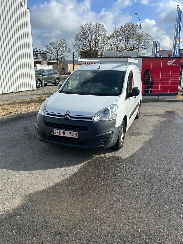 Citroën Berlingo 1.6 Diesel– 2017 – Euro 6 + Dakdrager, Auto's, 4 deurs, Citroën, Wit, Onderhoudsboekje