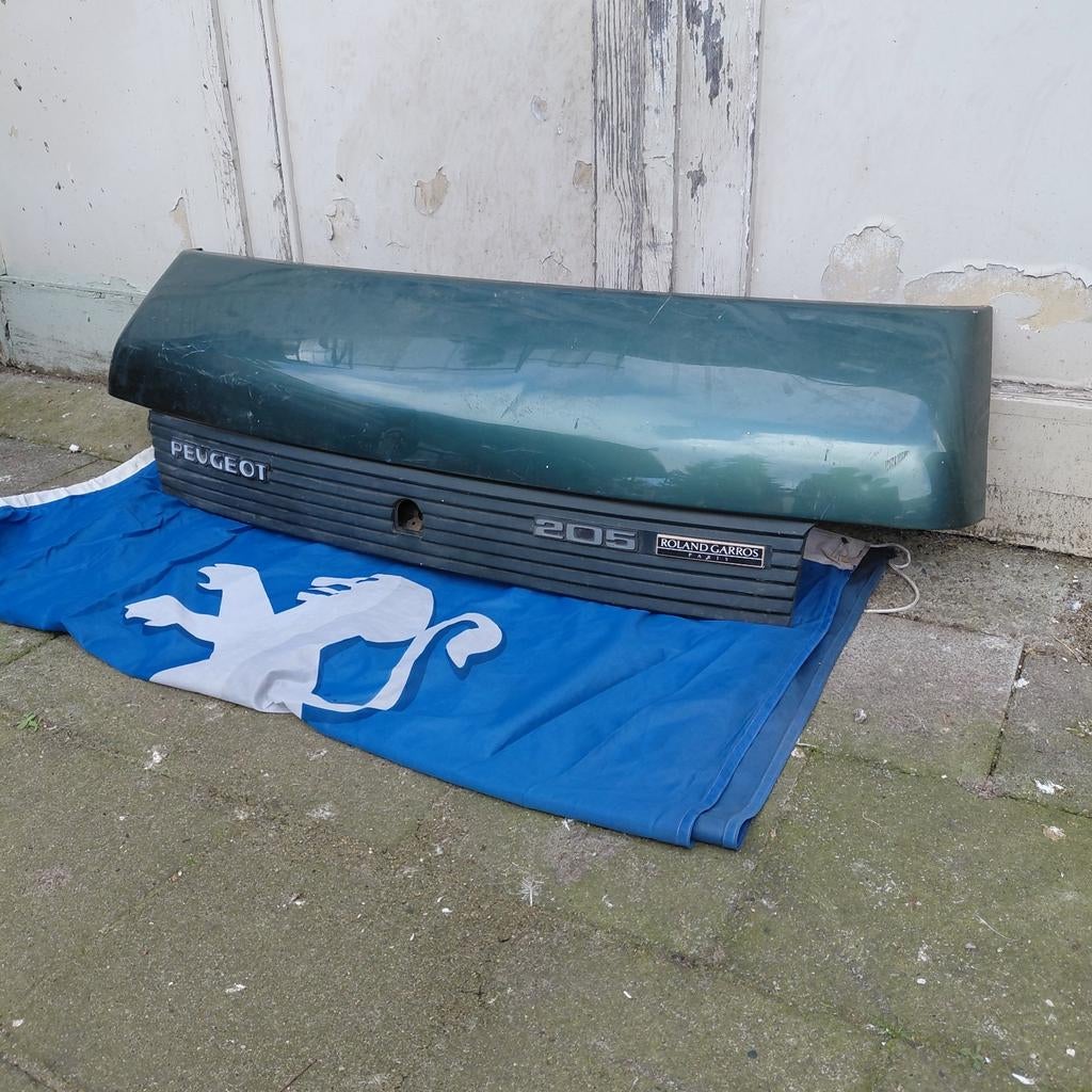 Kofferklep Peugeot 205 cabriolet rolland garros, Enlèvement, Peugeot