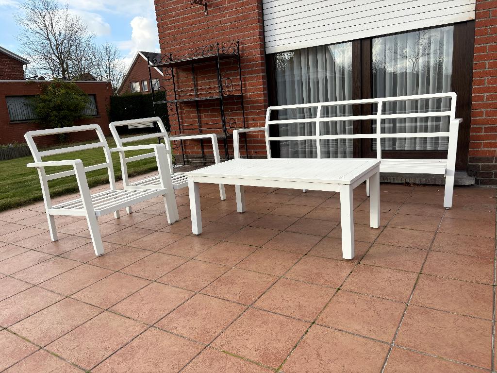 Lougneset, Tuin en Terras, Ophalen, 5 zitplaatsen, Aluminium, Loungeset