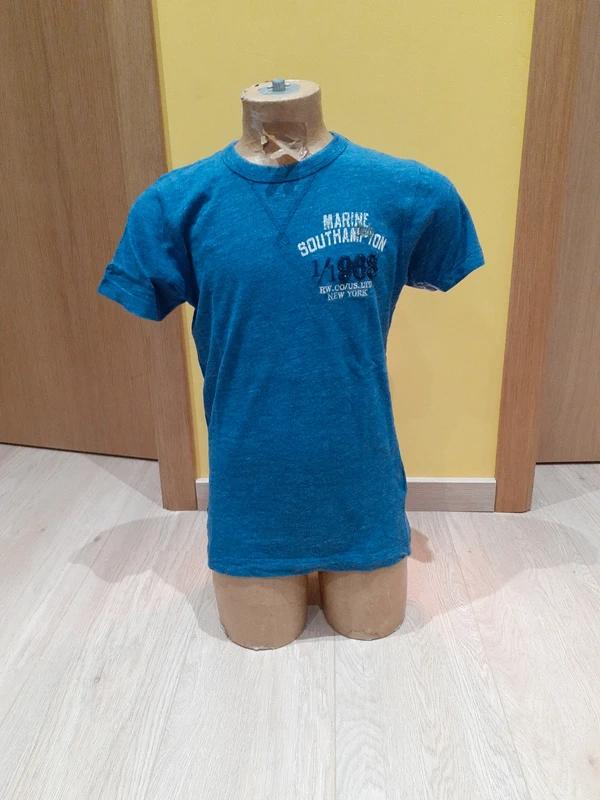 River Woods blauw t-shirt maat 10 jaar, Kinderen en Baby's, Kinderkleding | Maat 140, Gebruikt, River Woods, Ophalen of Verzenden