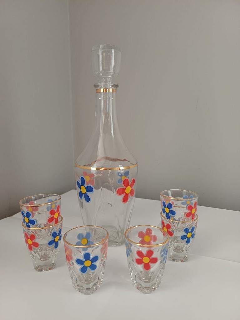 Karaf met 6 glaasjes, Enlèvement