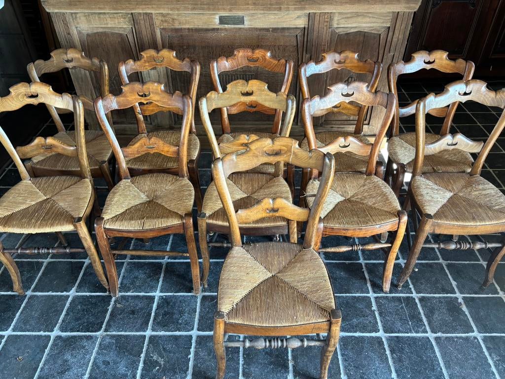 Chaise moustache (11 pièces), Antiquités & Art, Antiquités | Meubles | Chaises & Canapés, Enlèvement