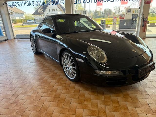 Porsche 997 Tip TronicS Cabrio! Airco Leer Navi XENON!106DKM, Auto's, Porsche, 4 zetels, Zwart, 4 cilinders, Cabriolet