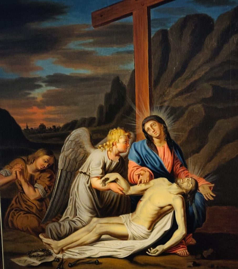 13e station Jésus est retiré de la croix, Antiquités & Art, Enlèvement ou Envoi