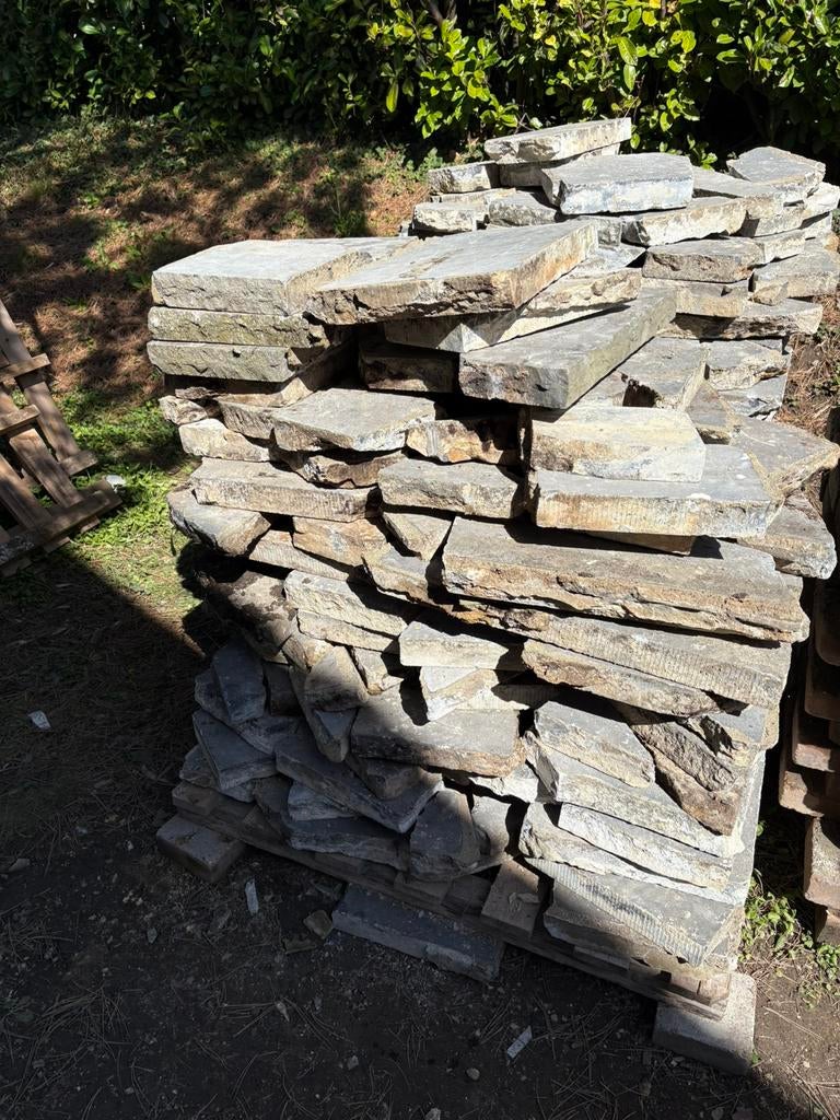 Casson  Pierre bleue 60m2, Bricolage & Construction, Enlèvement, Comme neuf