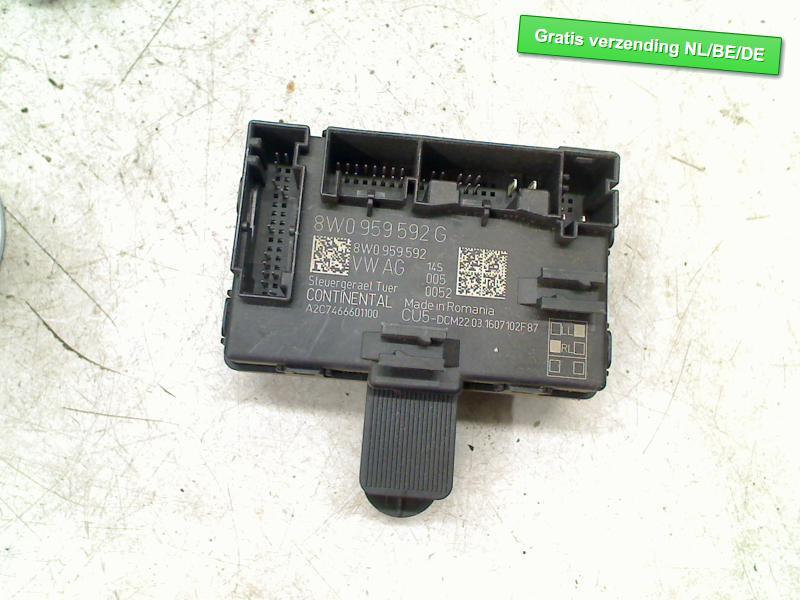 PORTIER REGELAPPARAAT LV Audi A4 (B9) (8W0959592G), Auto-onderdelen, Gebruikt, Dhr. R. de Gouw, Audi, De Bloemendaal 21 21
5221 EB  'S HERTOGENBOSCH, NL