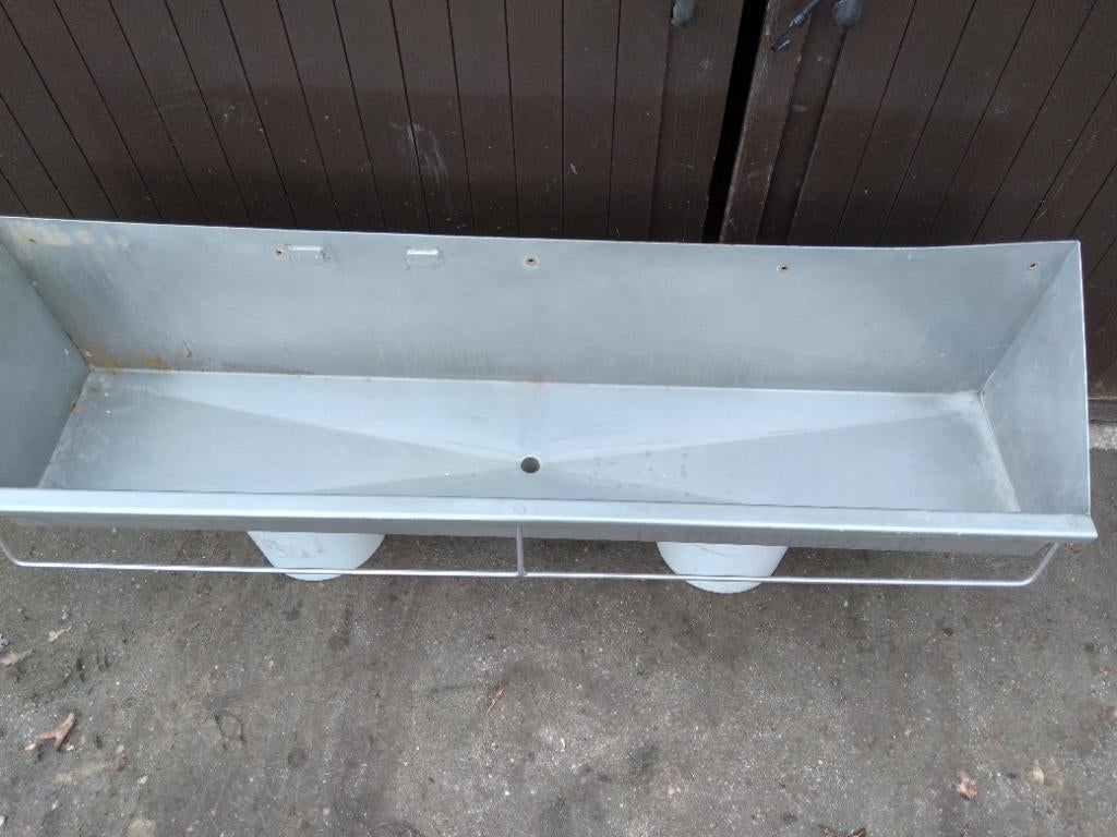 Hand wasbak inox, Bricolage & Construction, Métaux, Enlèvement, Utilisé, Autres métaux