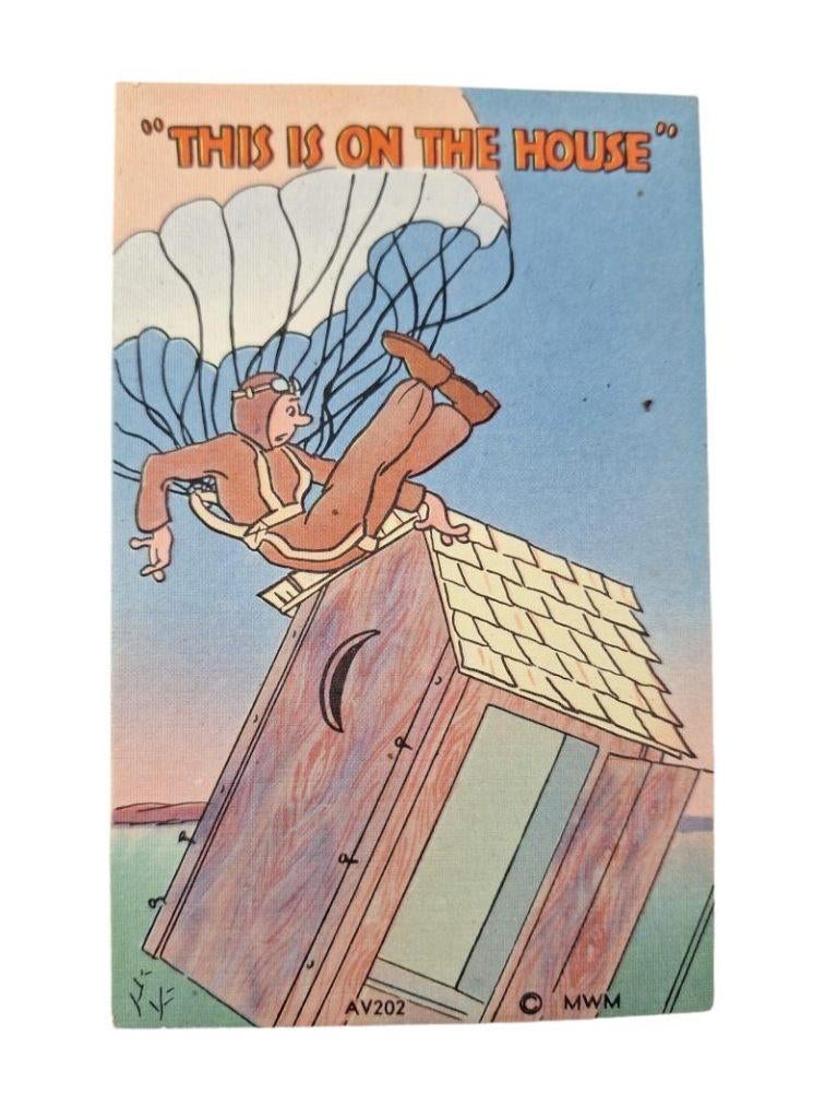 Carte postale américaine de la Seconde Guerre, Collections, Enlèvement ou Envoi