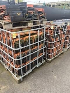 dakpannen, Doe-het-zelf en Bouw, Dakpannen en Dakbedekking, Ophalen, Gebruikt, Steen of Klei, Zwart