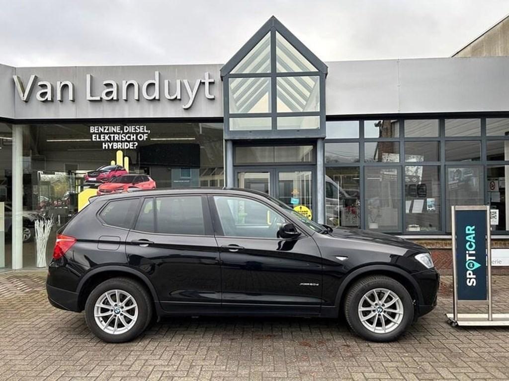 BMW X3 X-Drive 2.0D - Leder - Navi - Xenon - Parkeersensore, Auto's, Automaat, Euro 5, Zwart, Zwart