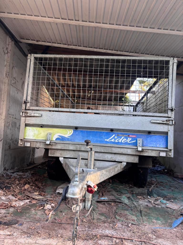 Remorque double essieux, Ophalen, Zo goed als nieuw