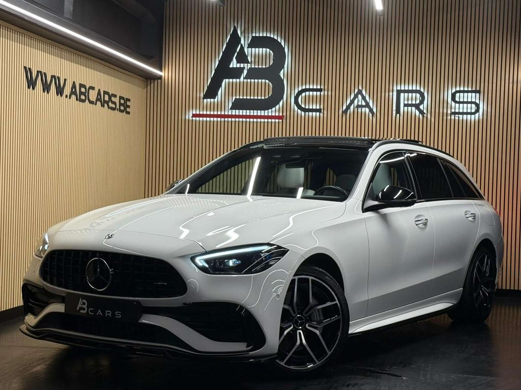 Mercedes-Benz C-Klasse 300 E * PHEV * PACK AMG - LOOK C43 *, Auto's, Mercedes-Benz, Automaat, Euro 6, 4 cilinders, Wit