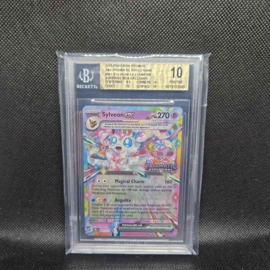 Sylveon EX Stamp Prismatic Evolutions BGS 10, Ophalen of Verzenden
