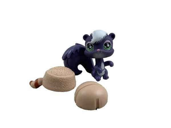 Littlest Pet Shop LPS 961 Stinkdier Skunk Figuur 2007, Verzamelen, Poppetjes en Figuurtjes, Verzenden, Zo goed als nieuw