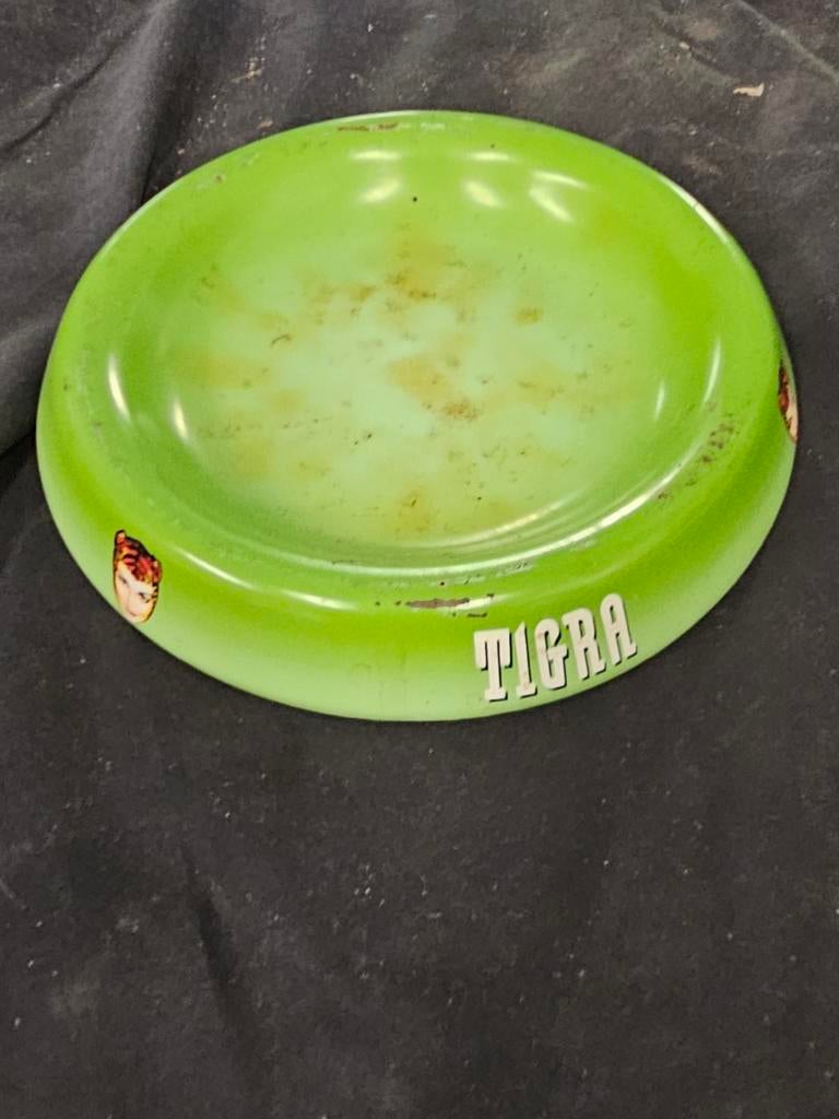 Asbak van het tabak merk Tigra, Retro, Verzamelen, Ophalen of Verzenden